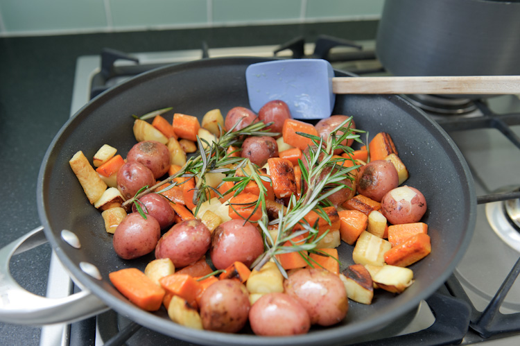 Roasted Root Vegetables w/ Rosemary